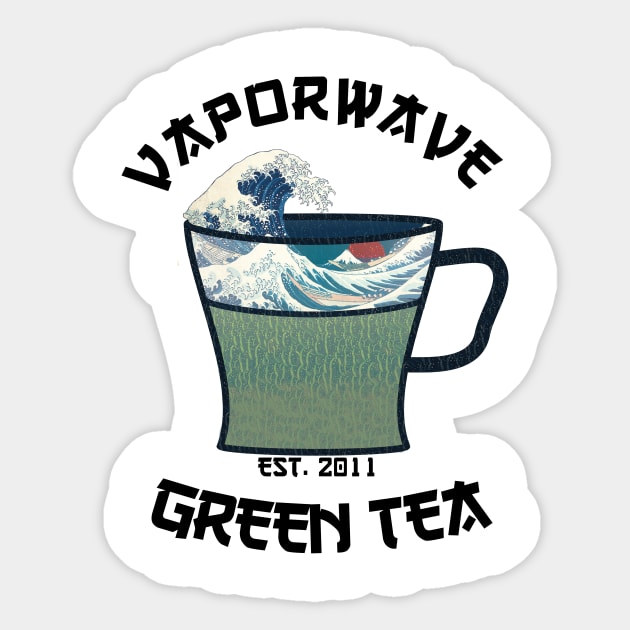 Great Wave Off Kanagawa Sticker by mycko_design